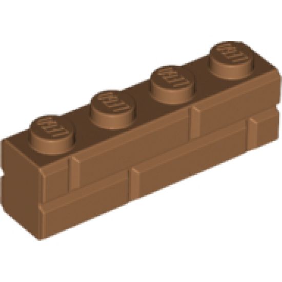 Brick, Modified 1 x 4 with Masonry Profile (Brick Profile)