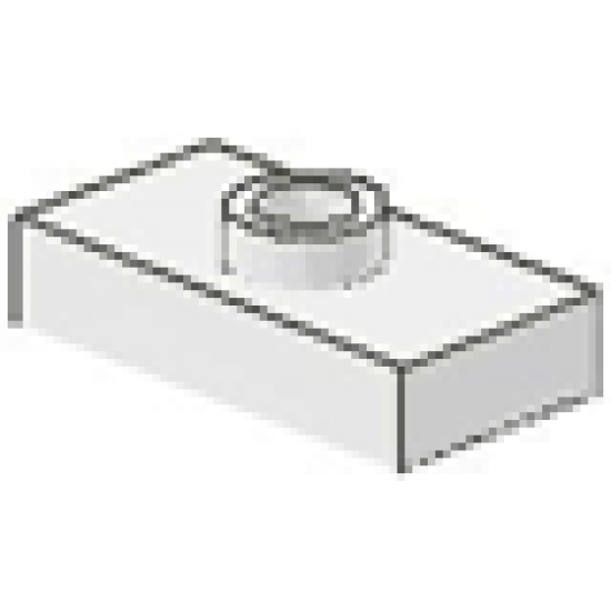Plate, Modified 1 x 2 with 1 Stud, Jumper (Undetermined Bottom Type)