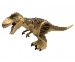 Dinosaur Tyrannosaurus Rex with Dark Tan Back and Dark Brown Markings