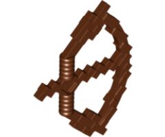 Minifigure, Weapon Bow with Arrow Pixelated (Minecraft)