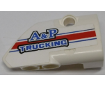 Technic, Panel Fairing # 2 Small Smooth Short, Side B with 'A&P TRUCKING' Pattern (Sticker) - Set 8071