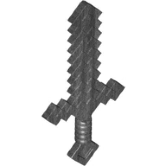 Minifigure, Weapon Sword Pixelated (Minecraft)