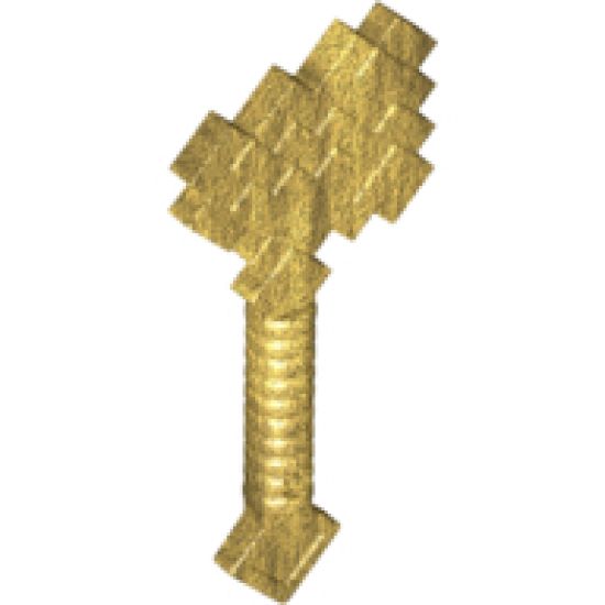 Minifigure, Utensil Axe Pixelated (Minecraft)