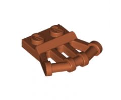 Plate, Modified 1 x 2 with Angled Bar Handles on Side