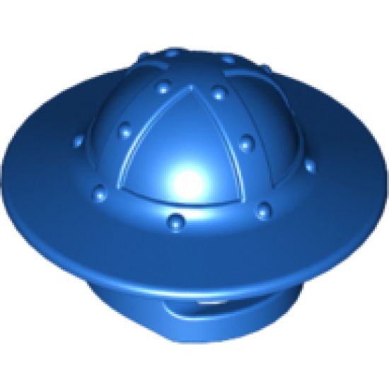 Minifigure, Headgear Helmet Castle with Chin Guard and Broad Brim