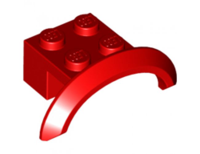 Vehicle, Mudguard 4 x 2 1/2 x 1 with Arch Round