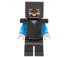 Steve - Pearl Dark Gray Helmet, Armor and Legs