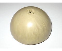 Cylinder Hemisphere 11 x 11, Studs on Top with Marbled Tan Planet Pattern (SW Bespin)