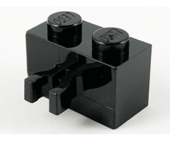 Brick, Modified 1 x 2 with Split U Clip Thick (Vertical Grip)