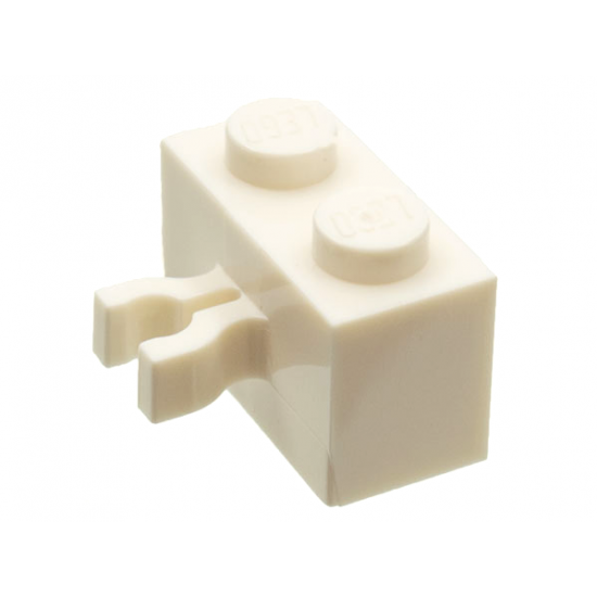 Brick, Modified 1 x 2 with Split U Clip Thick (Vertical Grip)