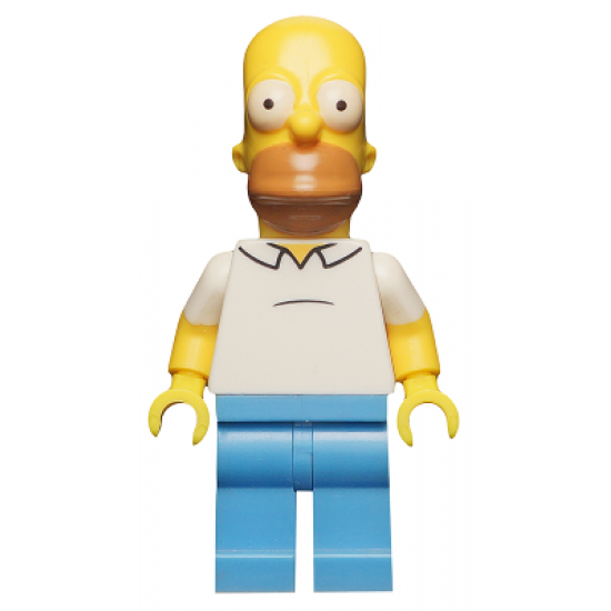 Homer Simpson, The Simpsons, Series 1 (Minifigure Only without Stand and Accessories)