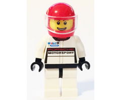 Porsche 911 GT Driver - Red Helmet