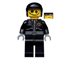 Scribble-Face Bad Cop, The LEGO Movie (Minifigure Only without Stand and Accessories)