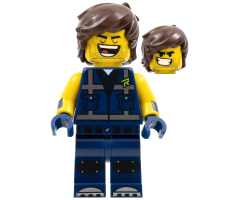 Rex Dangervest - Eyes Closed / Large Lopsided Grin with Teeth