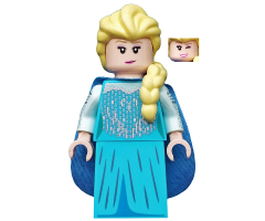 Elsa, Disney, Series 2 (Minifigure Only without Stand and Accessories)