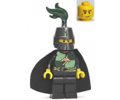 Kingdoms - Dragon Knight Quarters, Helmet Closed, Cape, Vertical Cheek Lines
