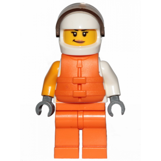 Jet Skier Female, 'VITA RUSH' Logo, Life Jacket