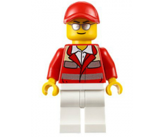 Paramedic - Red Uniform, Male, Red Short Bill Cap
