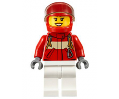 Paramedic - Pilot Female, Red Helmet