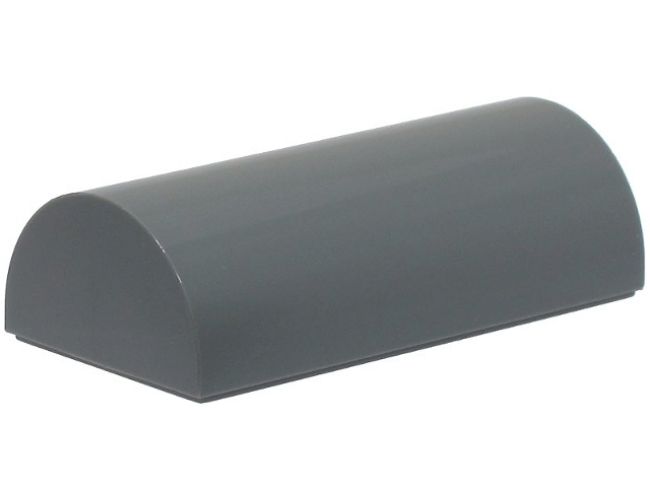 Slope, Curved 2 x 4 Double with Groove