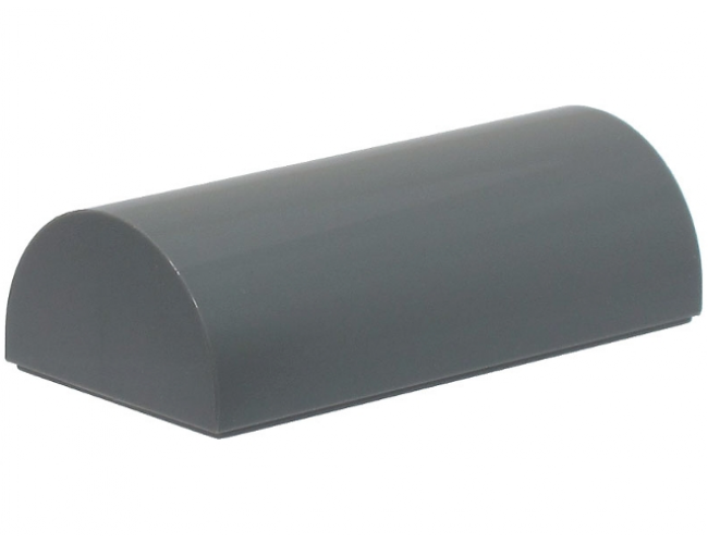 Slope, Curved 2 x 4 Double with Groove