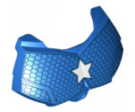 Large Figure Part Chest Armor Small with Captain America Star Pattern