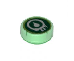 Tile, Round 1 x 1 with Ninjago Venomari Pattern