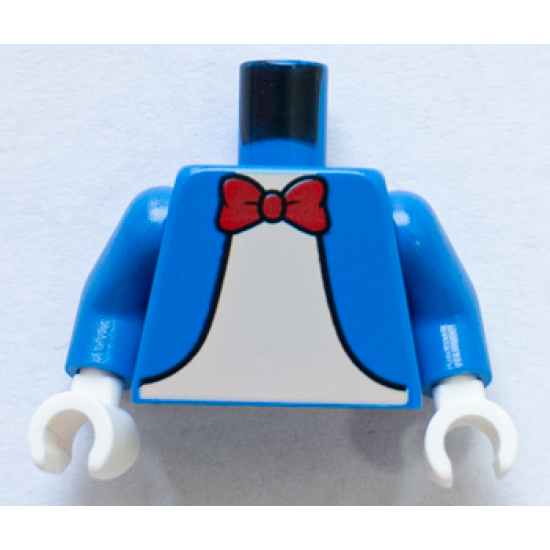 Torso Jacket, Red Bow Tie and White Shirt Pattern / Blue Arms / White Hands