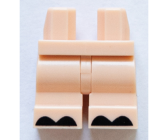 Hips and Medium Legs with Black Hooves Pattern