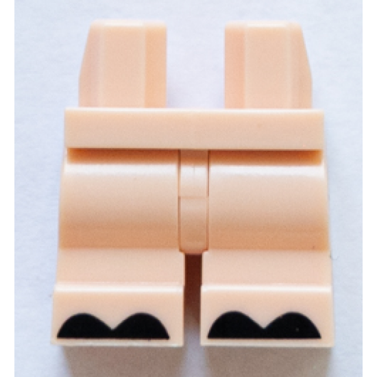 Hips and Medium Legs with Black Hooves Pattern