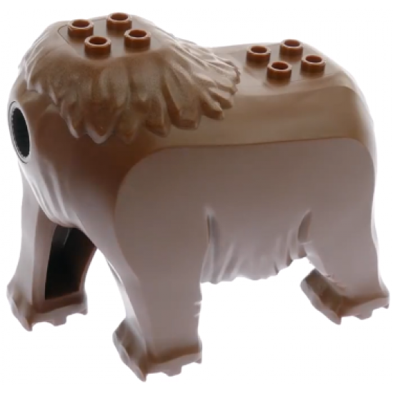 Mammoth Body with Dark Brown Rotation Joint Socket