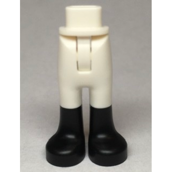 Mini Doll Hips and Trousers with Back Pockets with Black Boots Pattern - Thin Hinge