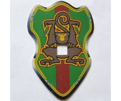 Plastic Shield for Large Figures with Knights Kingdom Rascus Monkey Pattern