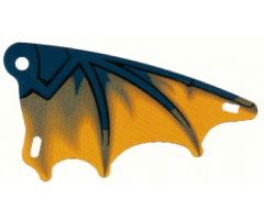 Plastic Triangle 6 x 12 Scalloped Wing with Wyvern Dragon Wing Pattern