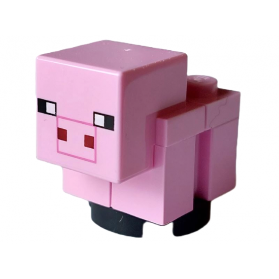 Minecraft Pig, Baby (Plain Snout) - Brick Built