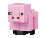 Minecraft Pig, Baby (White Snout) - Brick Built