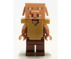 Piglin - Pearl Gold Armor, Reddish Brown Legs