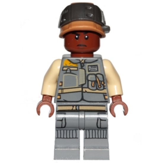 Rebel Trooper, Reddish Brown Head, Helmet with Pearl Dark Gray Band (Corporal Tonc)