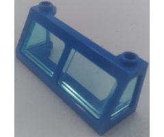 Windscreen 2 x 6 x 2 Train with Trans-Light Blue Glass (13756 / 13760)