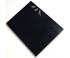 Slope 10 6 x 8 with 3 Sets of Silver Claw Marks on Black Background Pattern Model Right Side (Sticker) - Set 70424