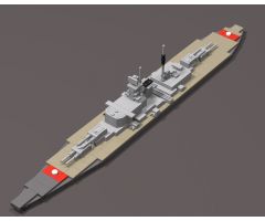 1:560 Scale H-39 Class battleship