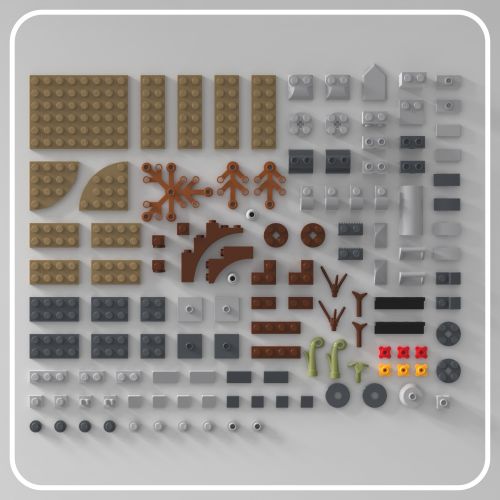 Набор деталей LEGO: Старое кладбище