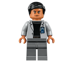 Dr. Wu - Light Bluish Gray Jacket, Smile / Suspicious Frown