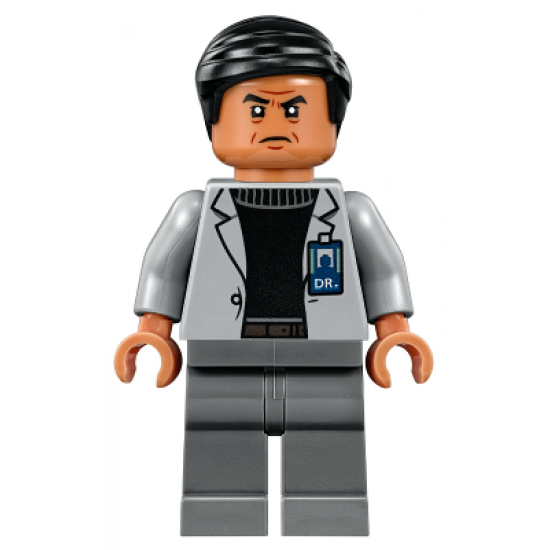 Dr. Wu - Light Bluish Gray Jacket, Smile / Suspicious Frown