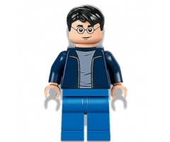 Harry Potter, Dark Blue Open Jacket, Blue Legs