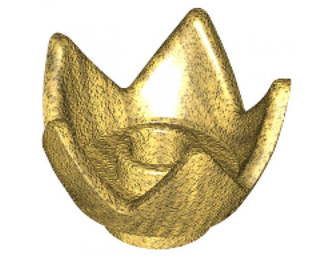 Minifigure, Headgear Crown with 5 Points, Open Center Stud