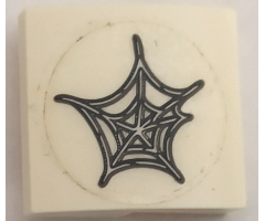 Slope, Curved 2 x 2 x 2/3 with Spider Web Pattern (Sticker) - Set 76083