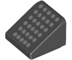 Slope 30 1 x 1 x 2/3 with 30 Silver Dots Pattern