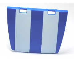Duplo, Vehicle Car Hood 3 x 4 with Two White Stripes Pattern