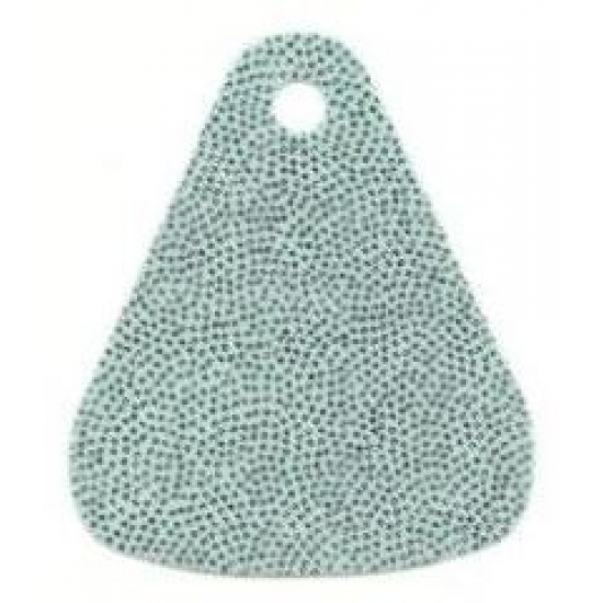 Mini Doll, Cape Cloth, Friends, Tapered with Small Top Hole with Silver Iridescent Dots Pattern - Traditional Starched Fabric